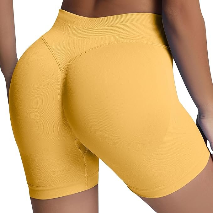 Radlerhose Damen Kurze Shorts Sporthose Leggings Blickdicht Elastisch Unterhosen High Waist Kurze Sport Shorts Tights Wanderhose Yoga Pants Nahtlos Workout Sportshorts Fitness Hotpants Boxershorts<br><br>