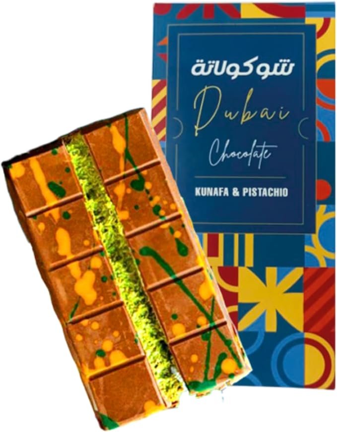 Dairy Milk Chocolate Le Damas Dubai Chocolates Bar Pistachio Cream 200g Viral UAE Kunafa Chocolate Bar Sweet Box Eid Mubarak Chocolates Gifts
